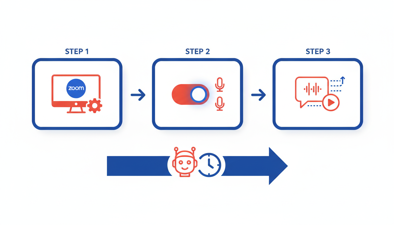 Illustration for Step-by-Step: Enable Zoom AI Companion Real-Time Transcription