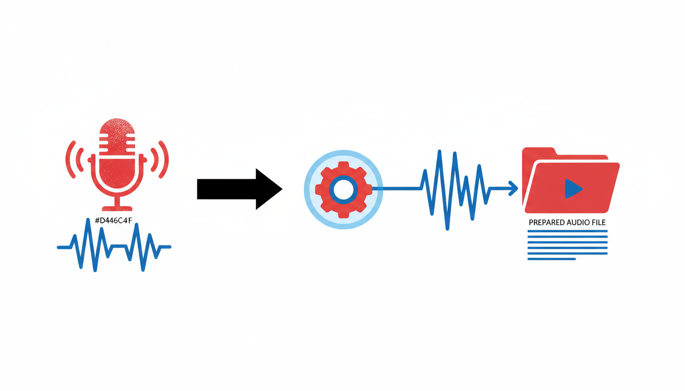 Illustration for Preparing Your Audio File for Transcription
