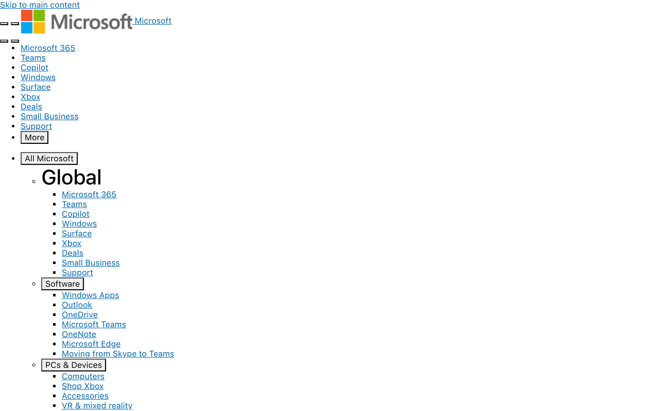 Microsoft Teams product screenshot