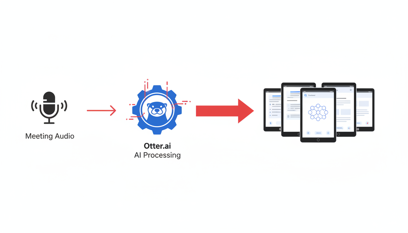 Illustration for 3. Otter.ai — Best for Meeting Notes Conversion