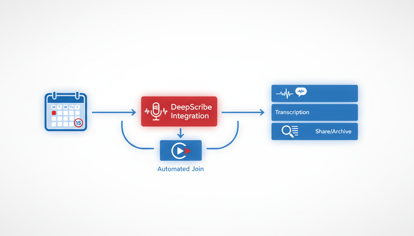 Illustration for Step-by-Step: Setting Up DeepScribe for Calendar-First Capture