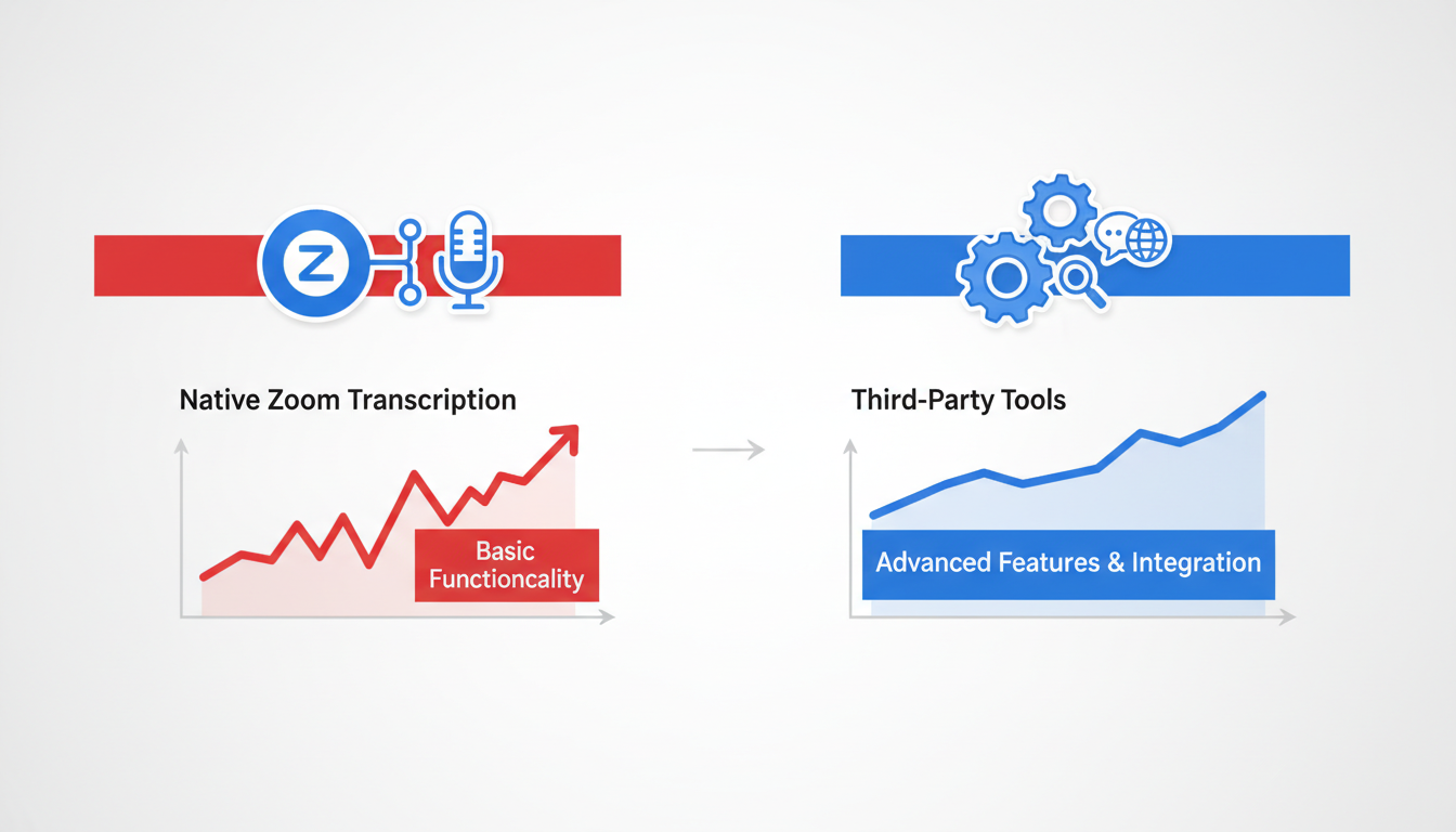 Illustration for Comparison: Native Zoom vs Third-Party Tools