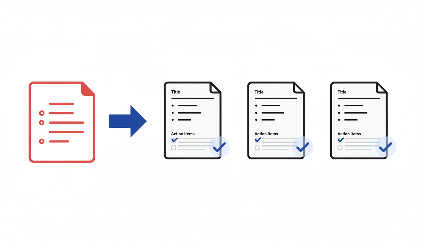 Illustration for Step 2: Apply a Consistent Notes Template