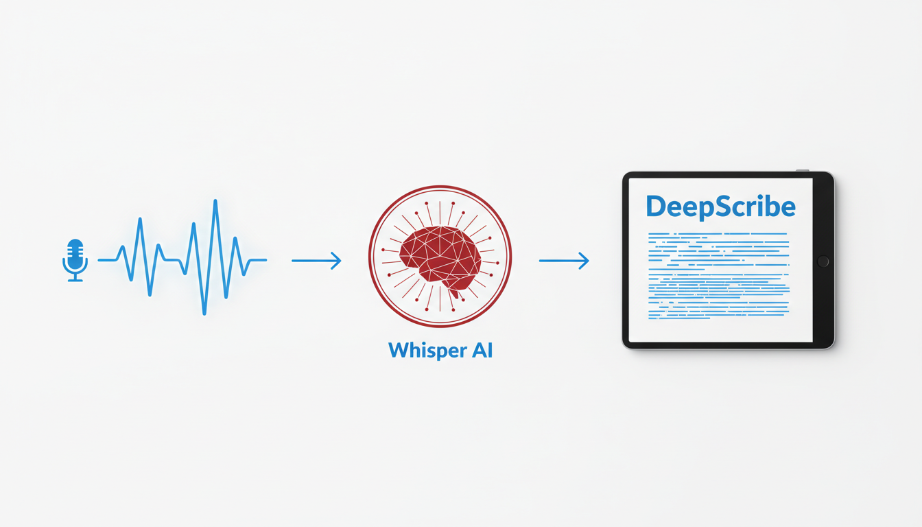 Illustration for 1. DeepScribe: Best for Whisper-Powered Accuracy