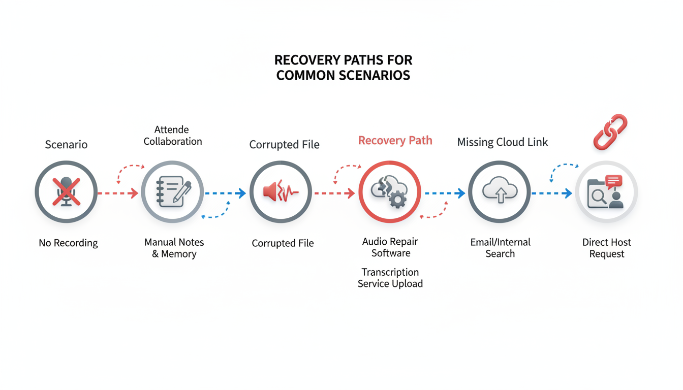 Illustration for Recovery Paths for Common Scenarios