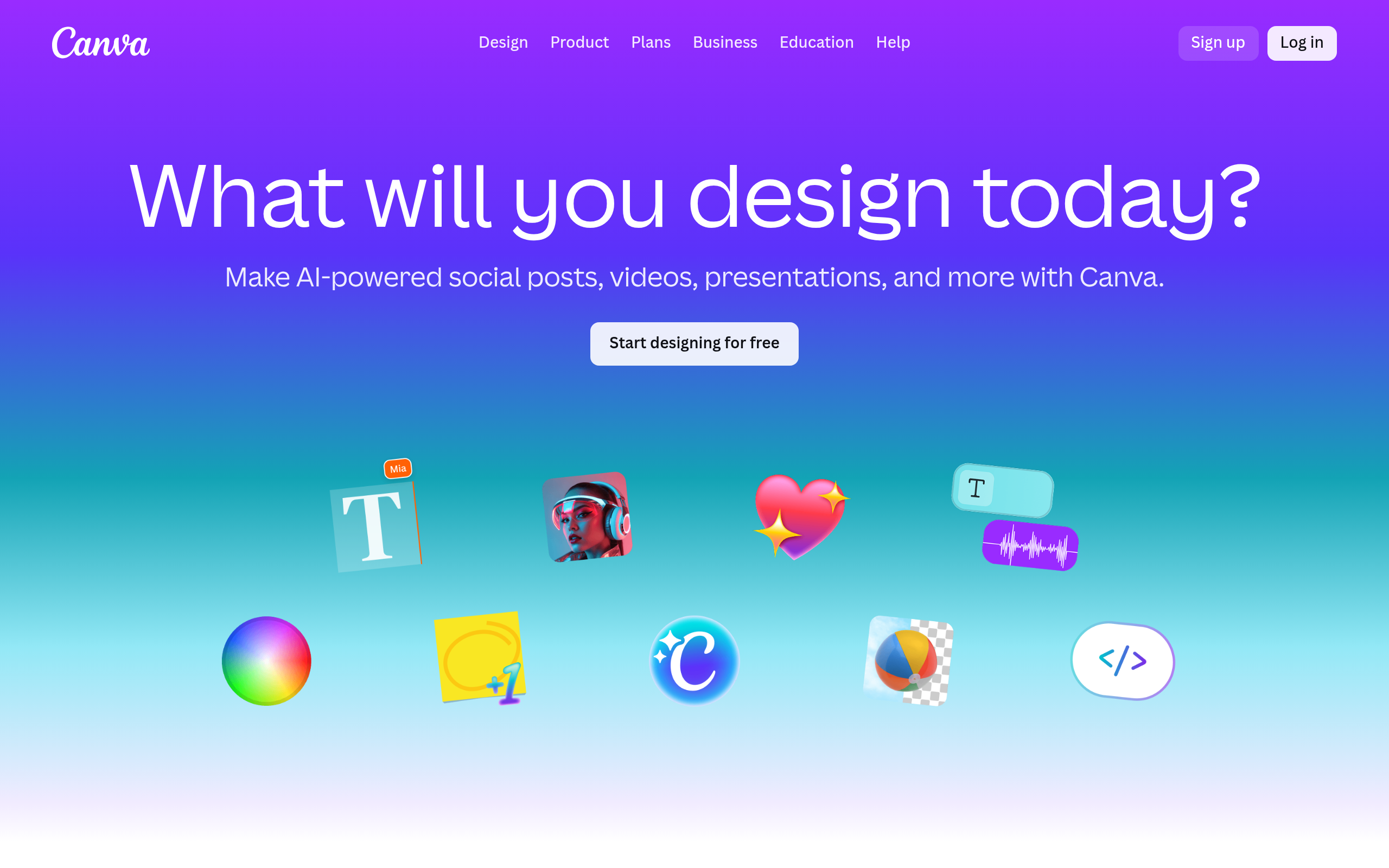 Canva product screenshot