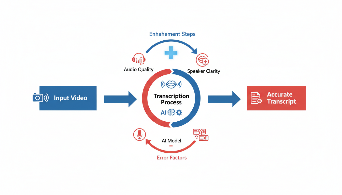 Illustration for How to Improve Video Transcription Accuracy (Beginner Playbook)