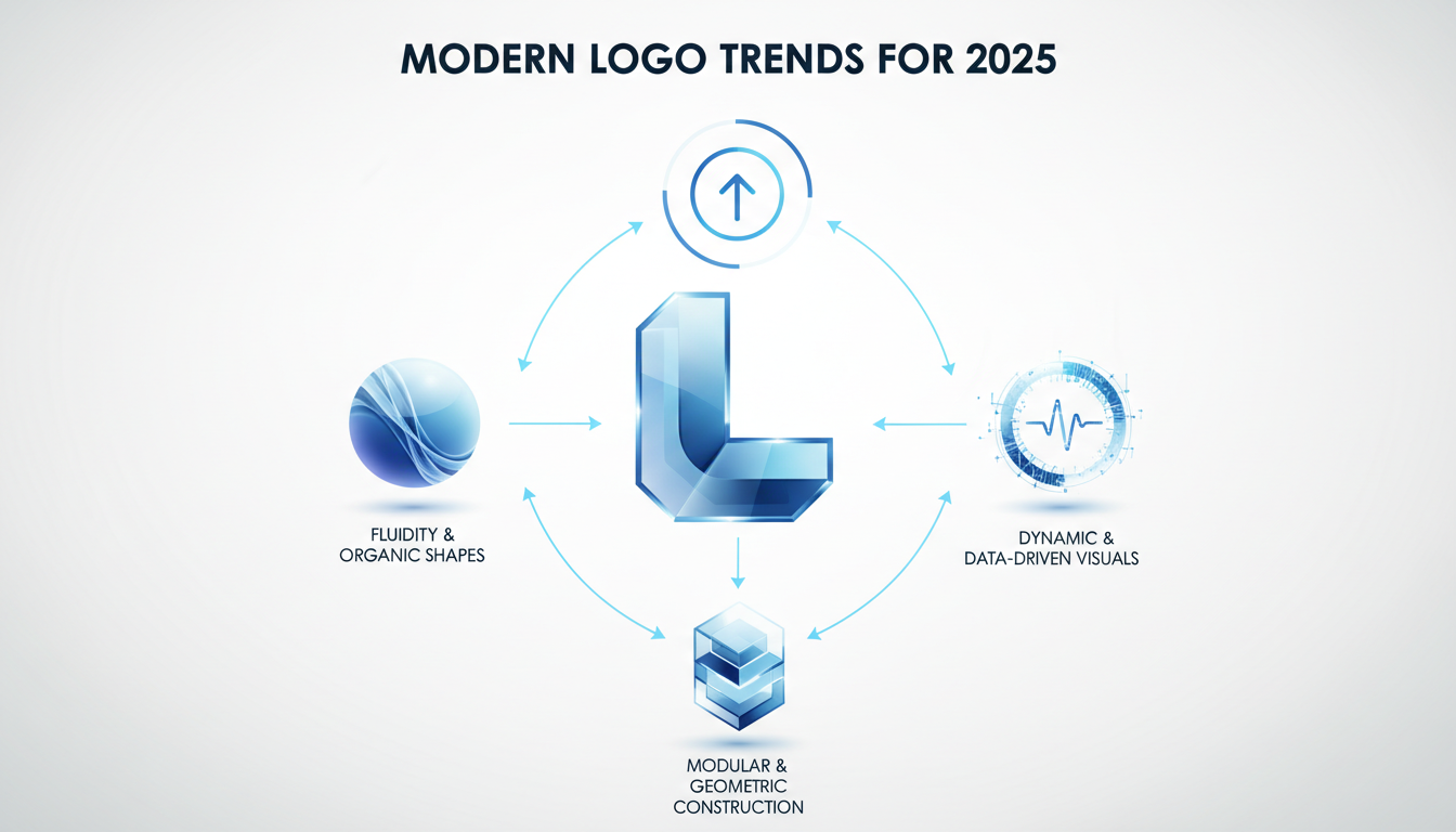 Illustration for Understanding Modern Logo Trends for 2025