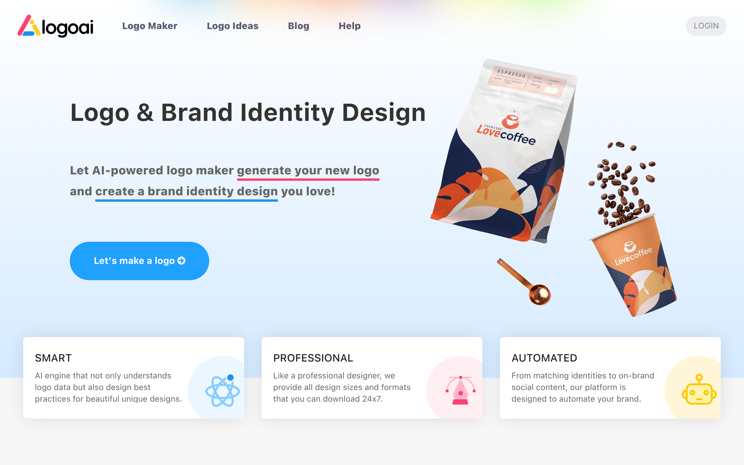 LogoAI product screenshot