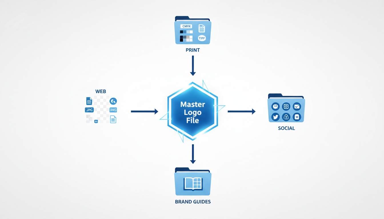 Illustration for Step 4: Exporting and Organizing Your Logo Files