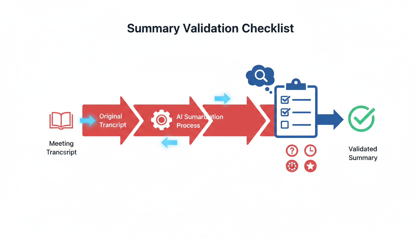 Illustration for Creating a Summary Validation Checklist