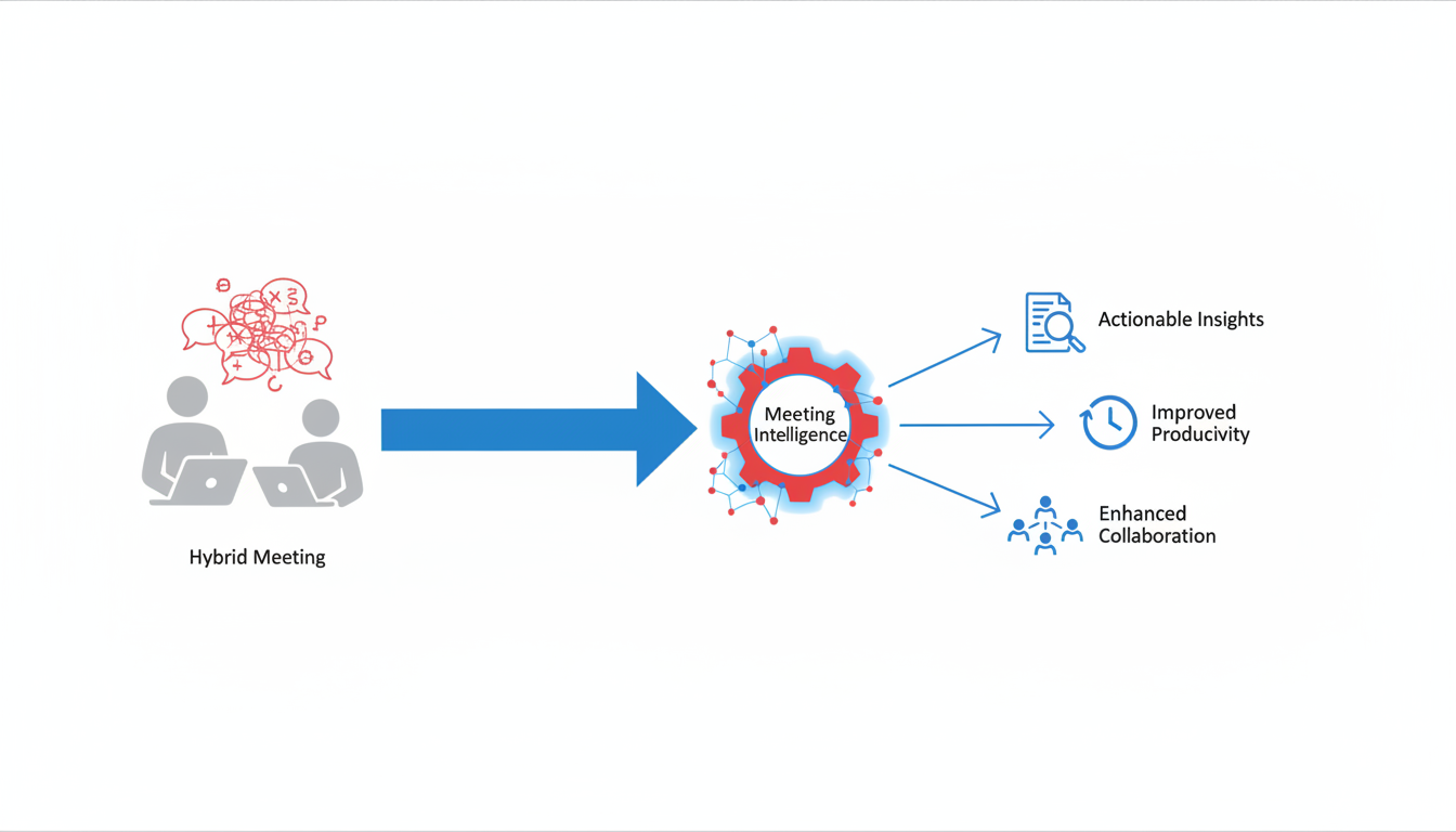 Illustration for Why Meeting Intelligence Matters in Hybrid Work