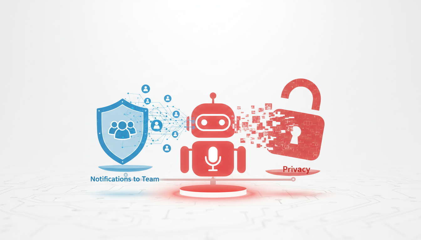 Illustration for 6. MeetGeek: Bot Notifications and Privacy Trade-offs