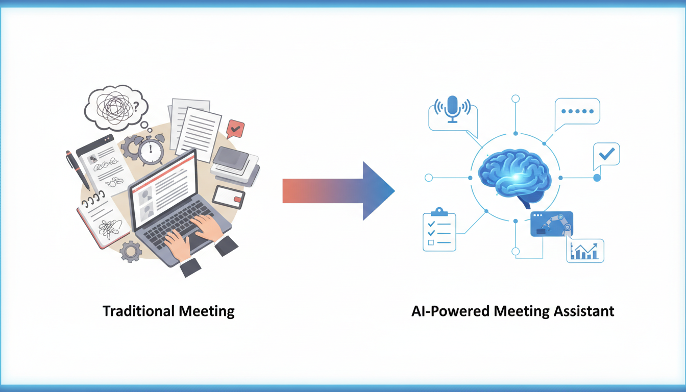 Illustration for Market Context: The Rise of AI Meeting Assistants