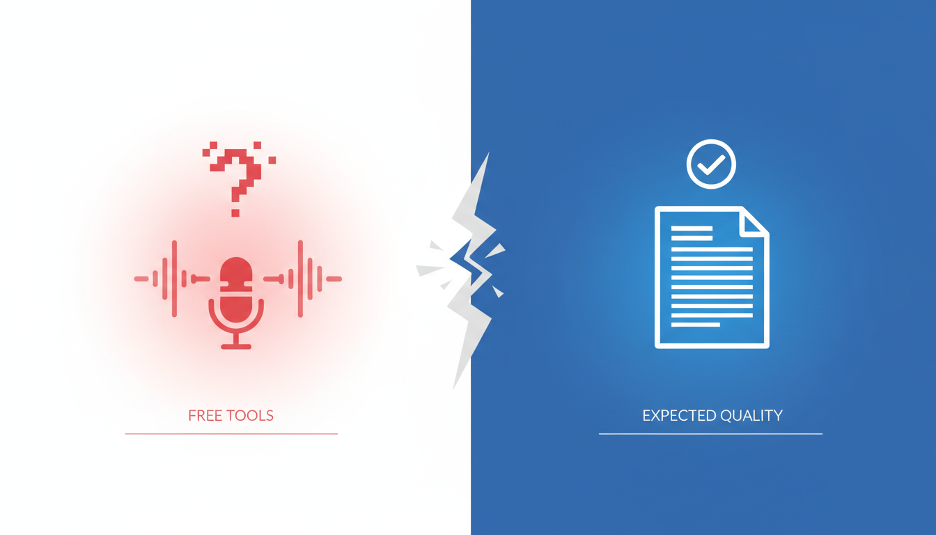 Illustration for Transcribing Audio for Free: Setting Expectations