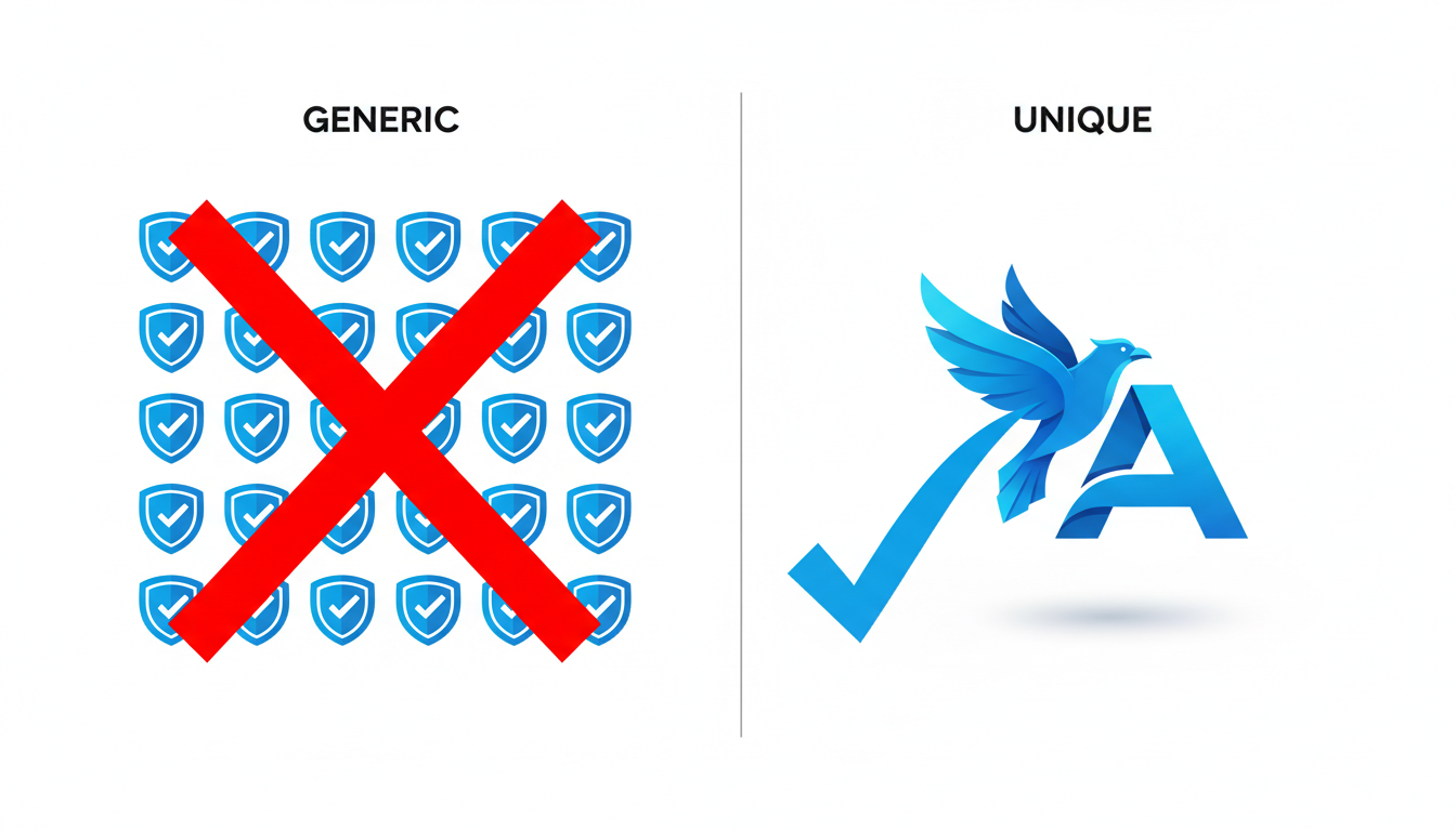 Illustration for Mistake #1: Choosing Generic Icons