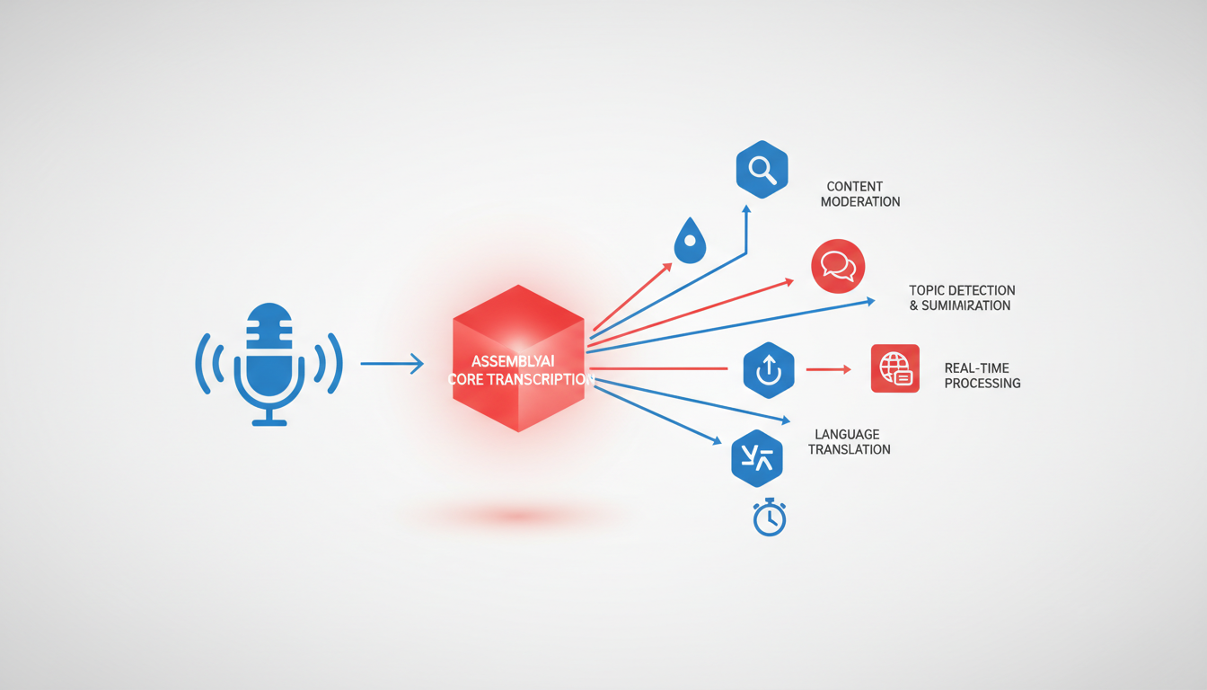 Illustration for AssemblyAI — Best for Extra Features