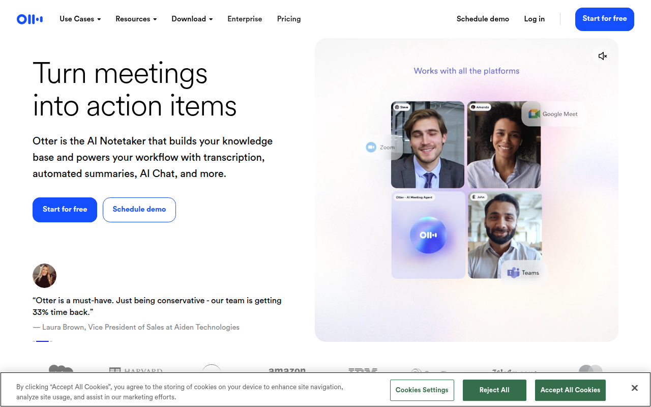 Otter.ai product screenshot